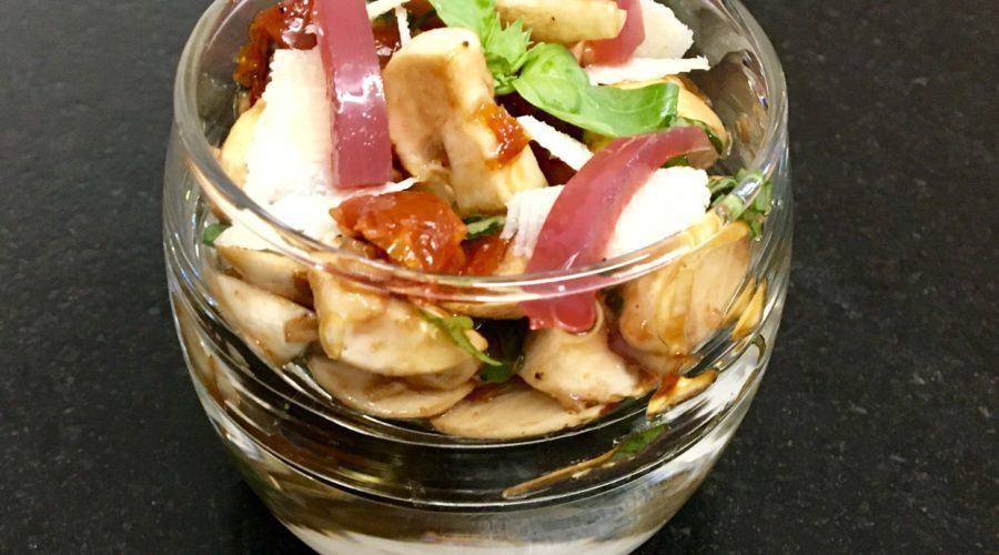 Champignons marinés aux vieux vinaigre balsamique