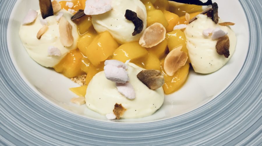 Mangue poêlée aux miel de sologne